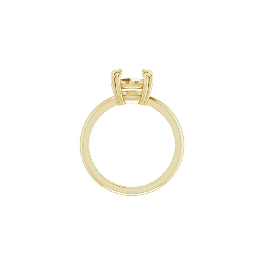 Round Double Claw-Prong Solitaire Engagement Ring Mounting - gallery - Series 123989