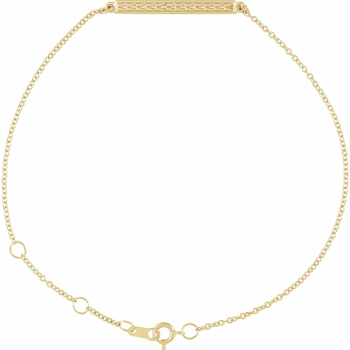 Patterned Bar Bracelet - Series BRC772