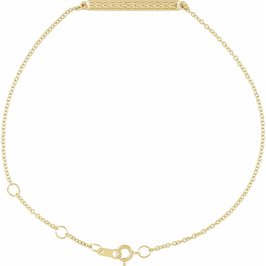 Patterned Bar Bracelet - Series BRC772