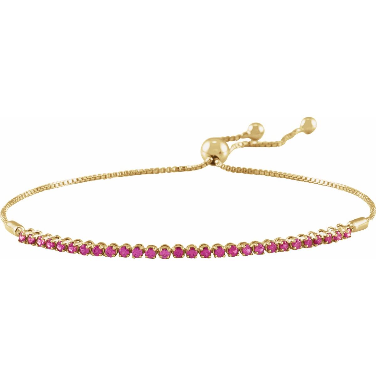 Adjustable Bolo Bracelet - 14K Yellow Gold - Series BRC900