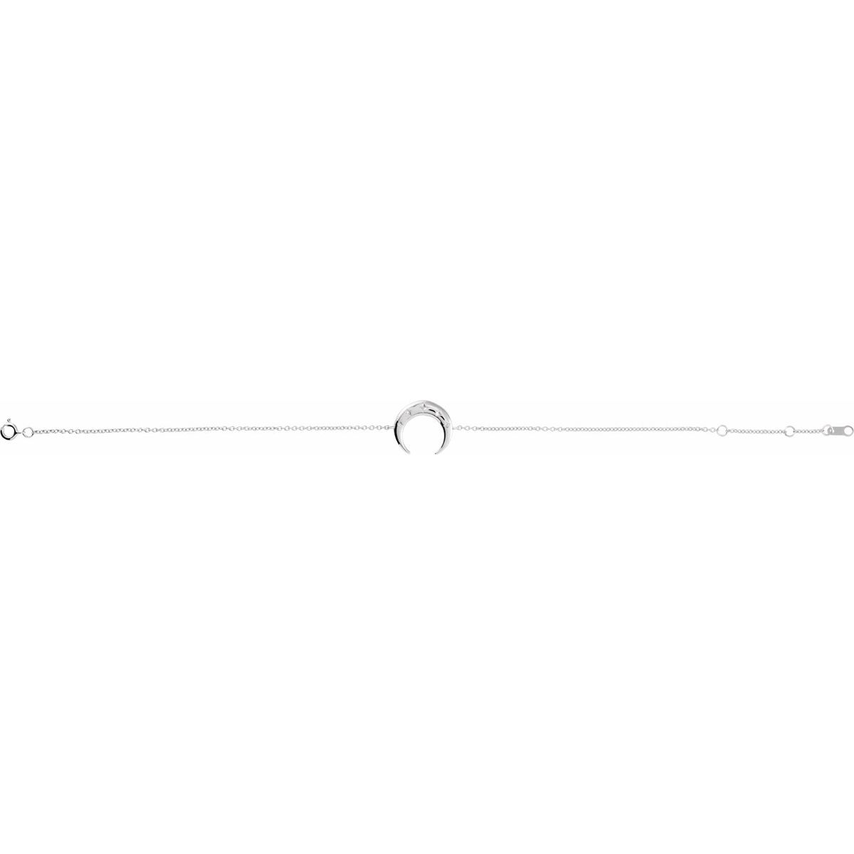 Adjustable Crescent Moon Bracelet - gallery - Series BRC893