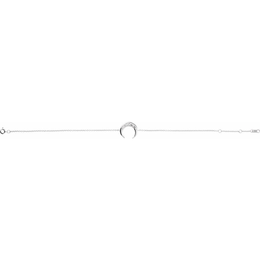 Adjustable Crescent Moon Bracelet - gallery - Series BRC893