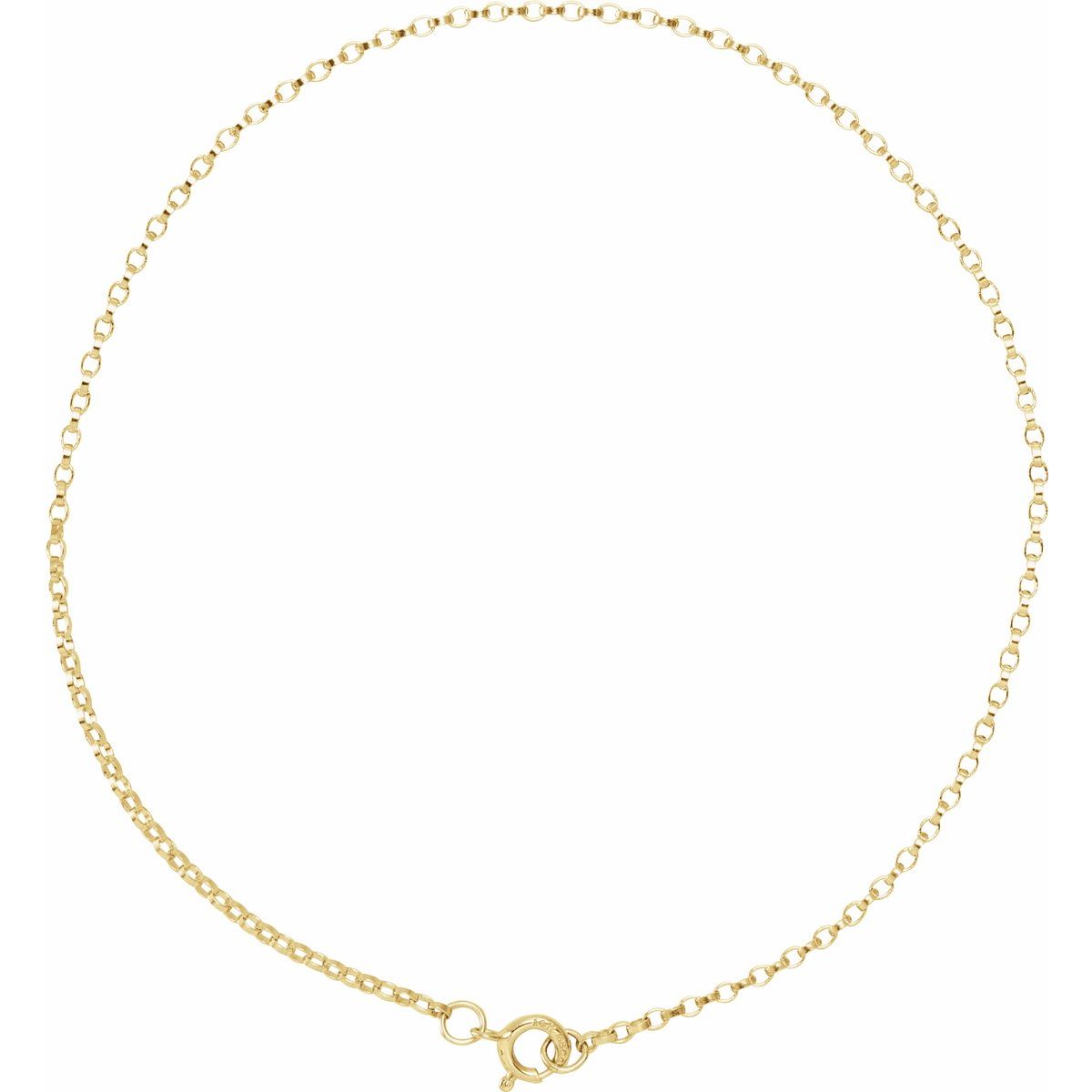 1.1 mm Rolo Chain Bracelet (1.1 Mm / 7 In) - gallery - Series CH1213