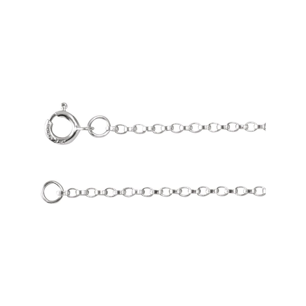 1.1 mm Rolo Chain Bracelet (1.1 Mm / 7 In) - Sterling Silver - Series CH1213