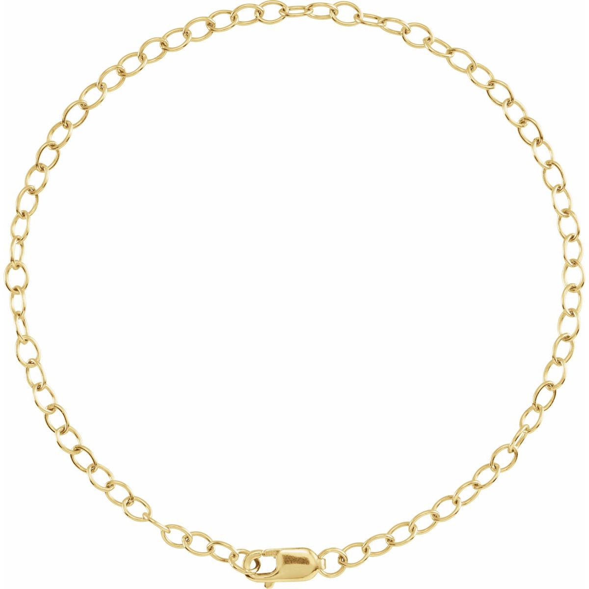 2.5 mm Cable Chain Bracelet (2.5 Mm / 7 In) - gallery - Series CH1215