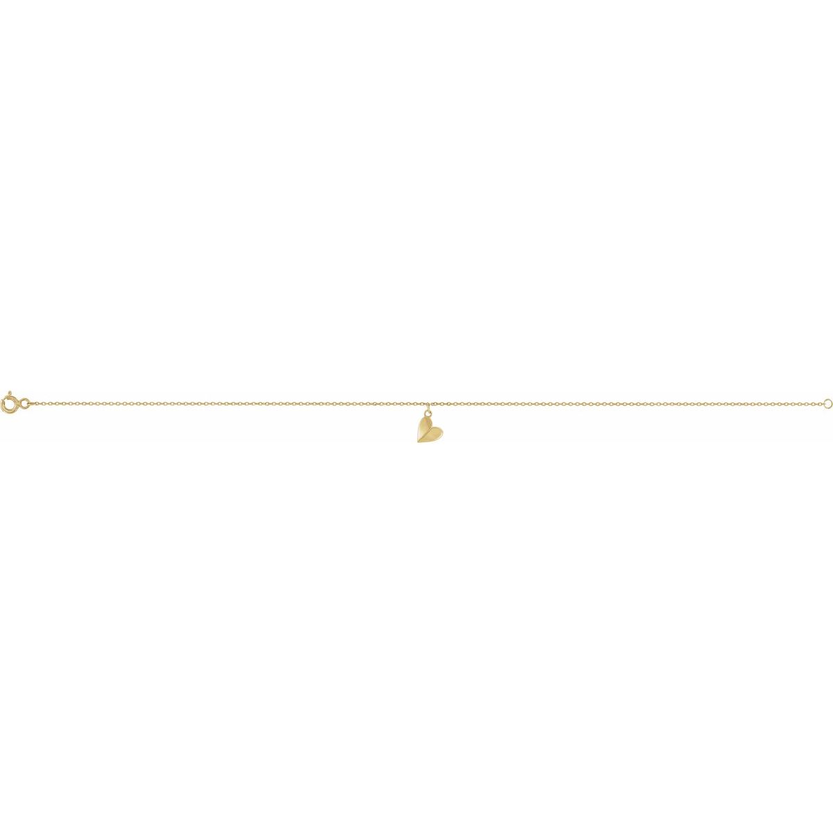 Heart Anklet - gallery - Series 88202