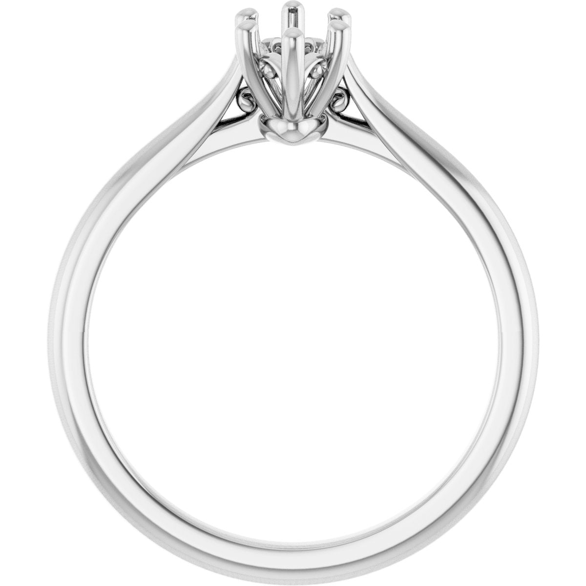 Marquise Solitaire Engagement Ring Mounting - gallery - Series 126330