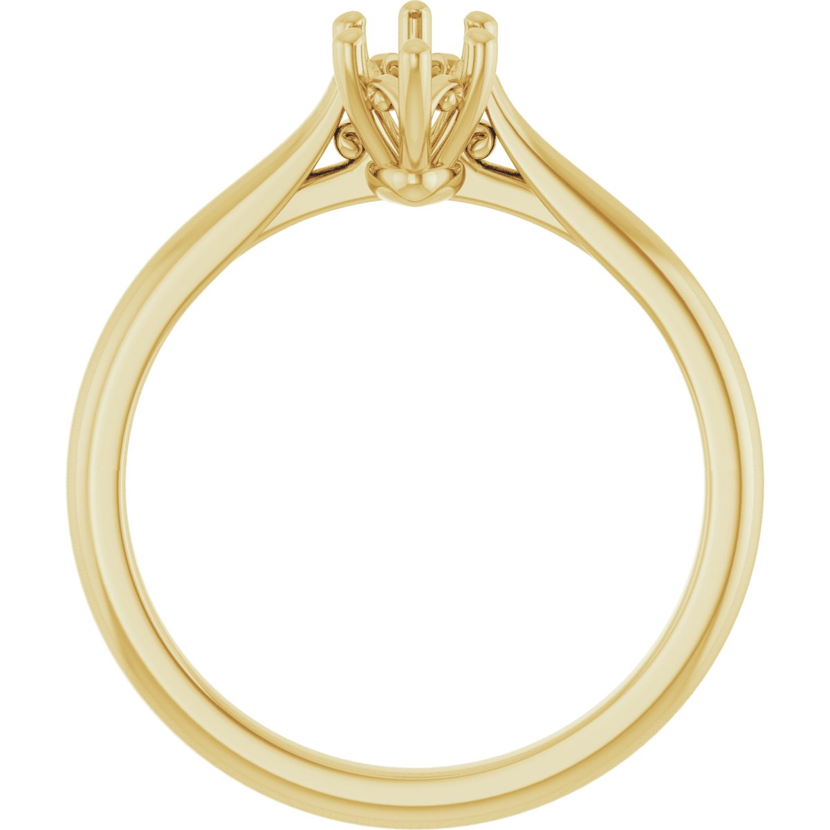 Marquise Solitaire Engagement Ring Mounting - gallery - Series 126330