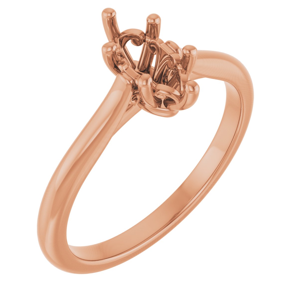 Marquise Solitaire Engagement Ring Mounting - gallery - Series 126330