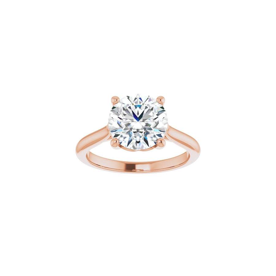 Round Solitaire Engagement Ring Mounting - gallery - Series 126330