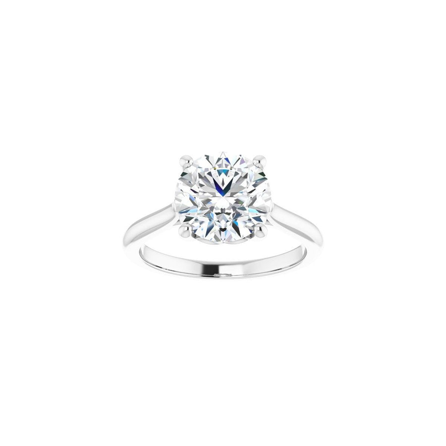 Round Solitaire Engagement Ring Mounting - gallery - Series 126330