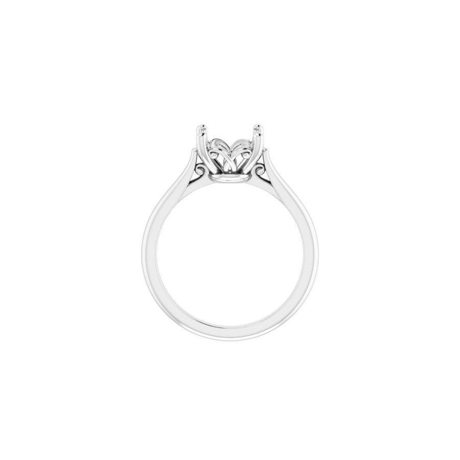 Round Solitaire Engagement Ring Mounting - gallery - Series 126330