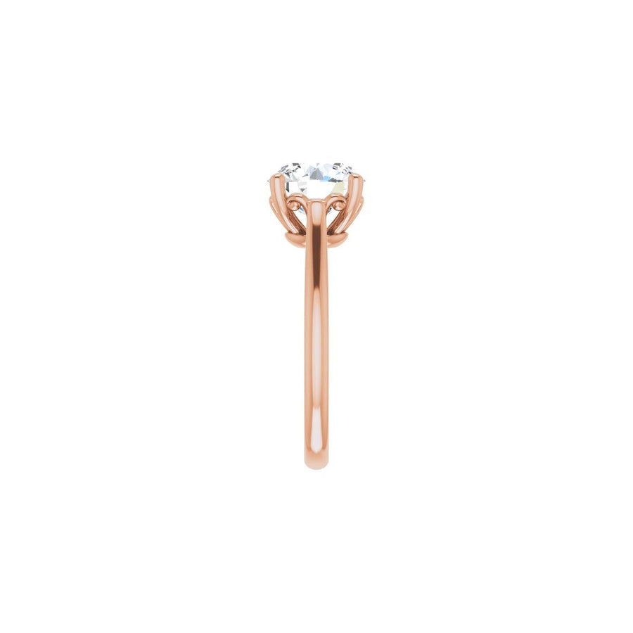 Round Solitaire Engagement Ring Mounting - gallery - Series 126330