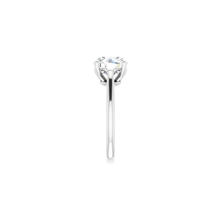 Round Solitaire Engagement Ring Mounting - gallery - Series 126330