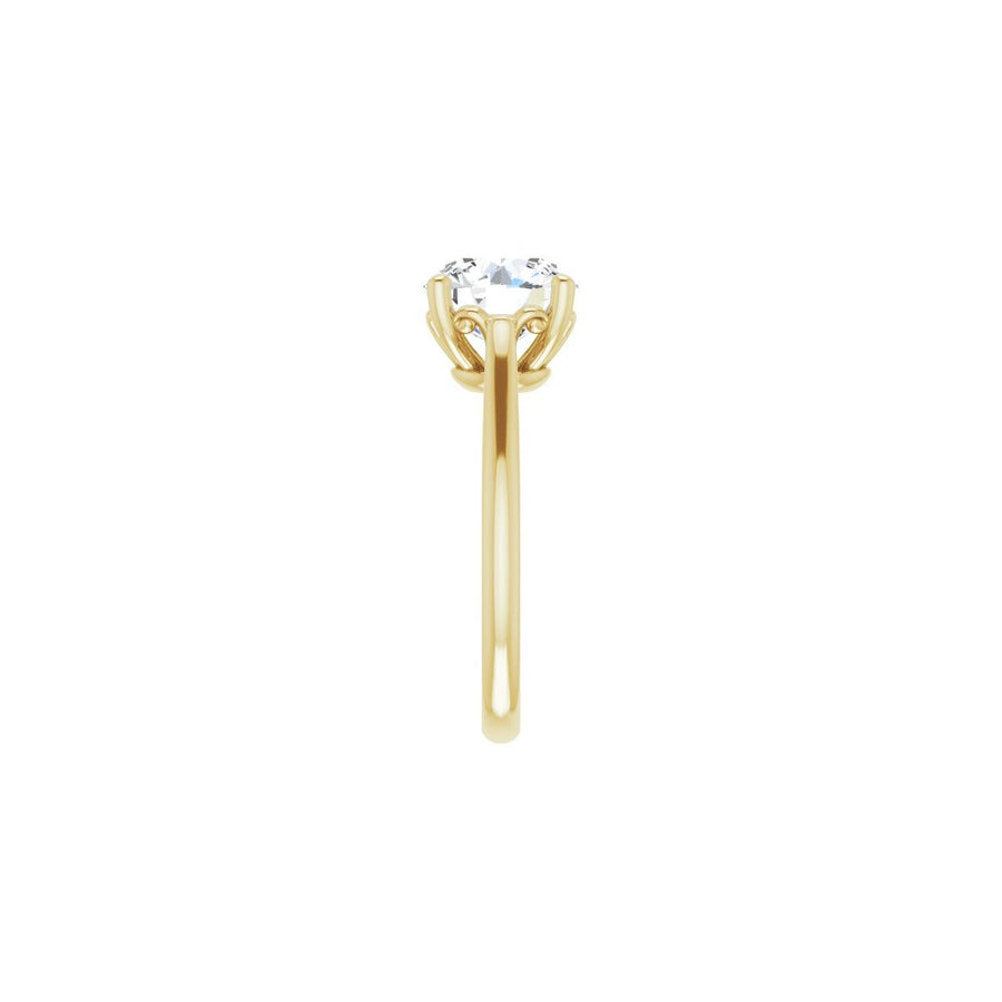 Round Solitaire Engagement Ring Mounting - gallery - Series 126330