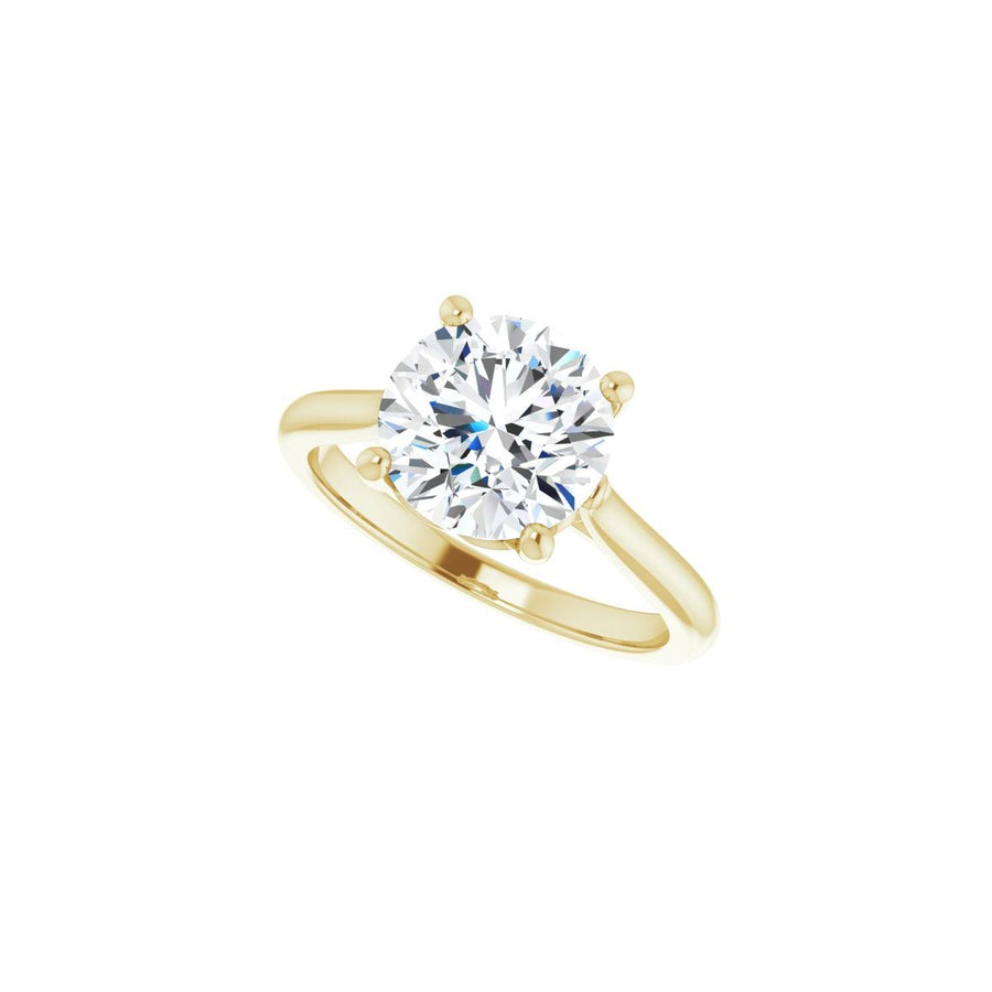 Round Solitaire Engagement Ring Mounting - gallery - Series 126330