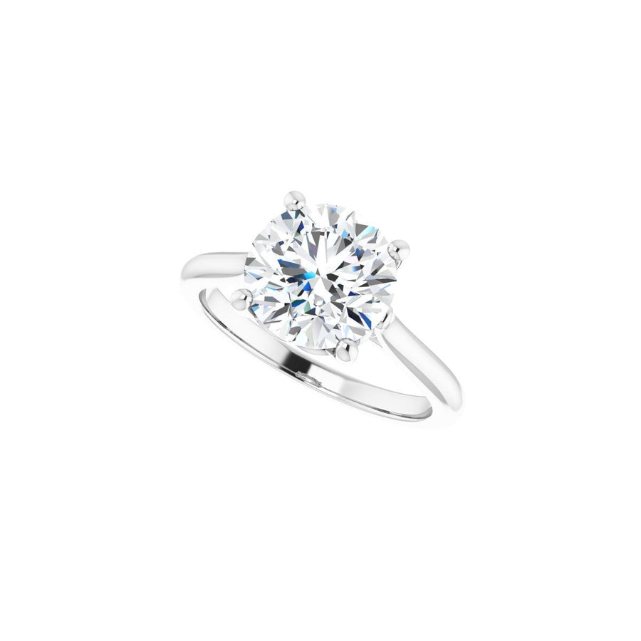 Round Solitaire Engagement Ring Mounting - gallery - Series 126330