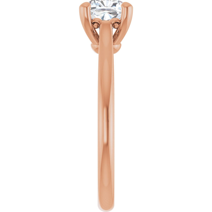 Cushion Solitaire Engagement Ring Mounting - gallery - Series 126330