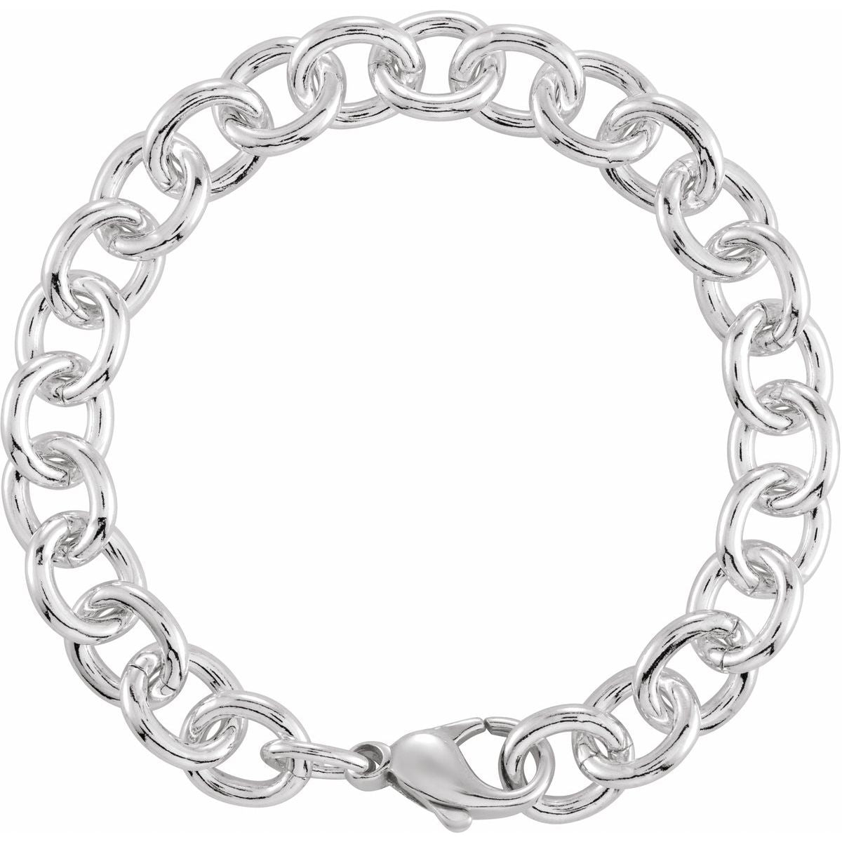 9.8 mm Cable Chain Bracelet (9.8 Mm / 7 1/2 In) - gallery - Series CH1221
