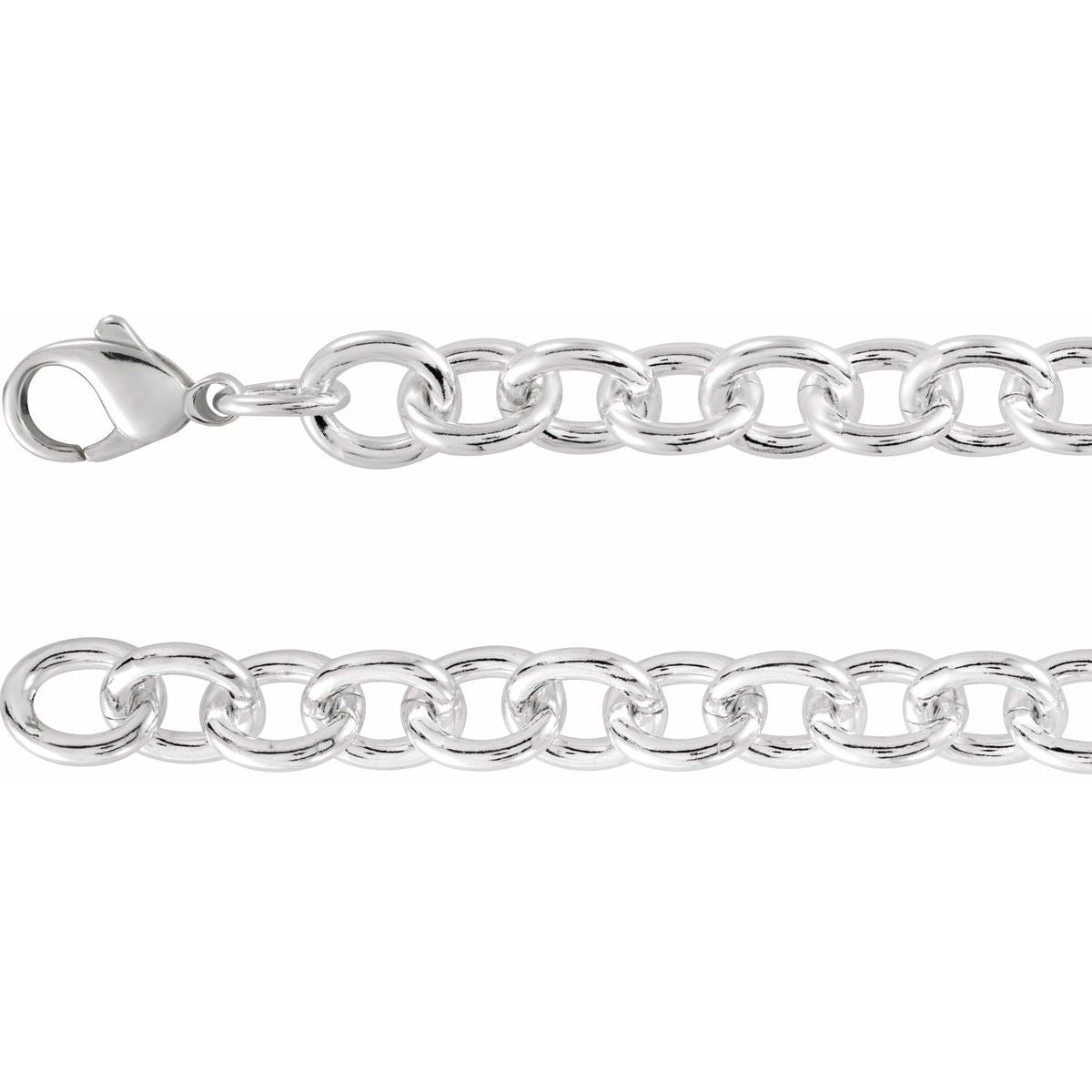 9.8 mm Cable Chain Bracelet (9.8 Mm / 8 In) - Series CH1221