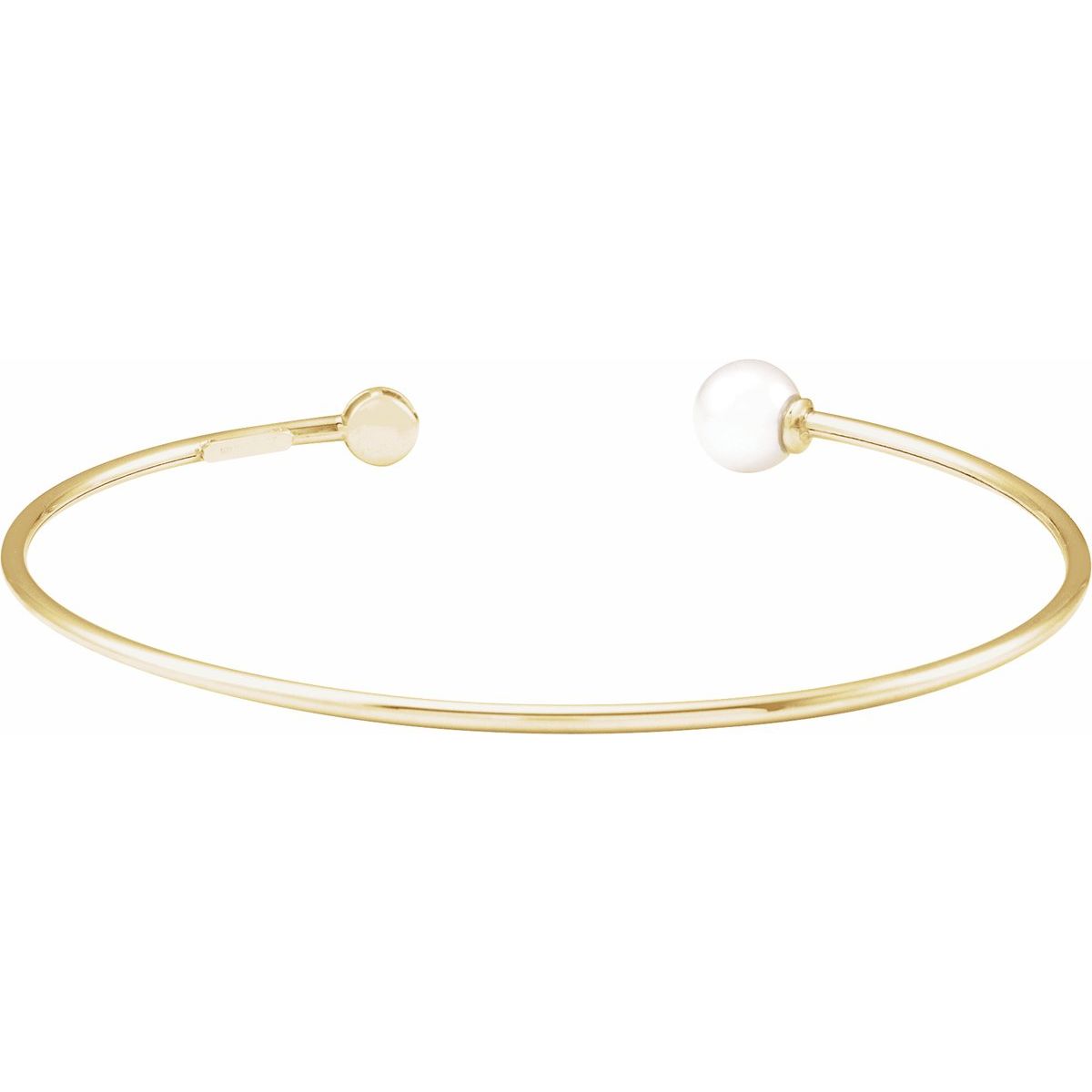 Accented Pearl Cuff Bracelet - gallery - Series BRC919
