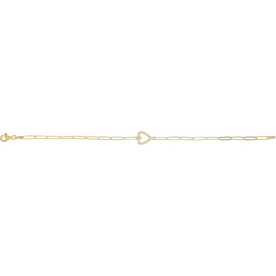 Accented Heart Bracelet - gallery - Series BRC909