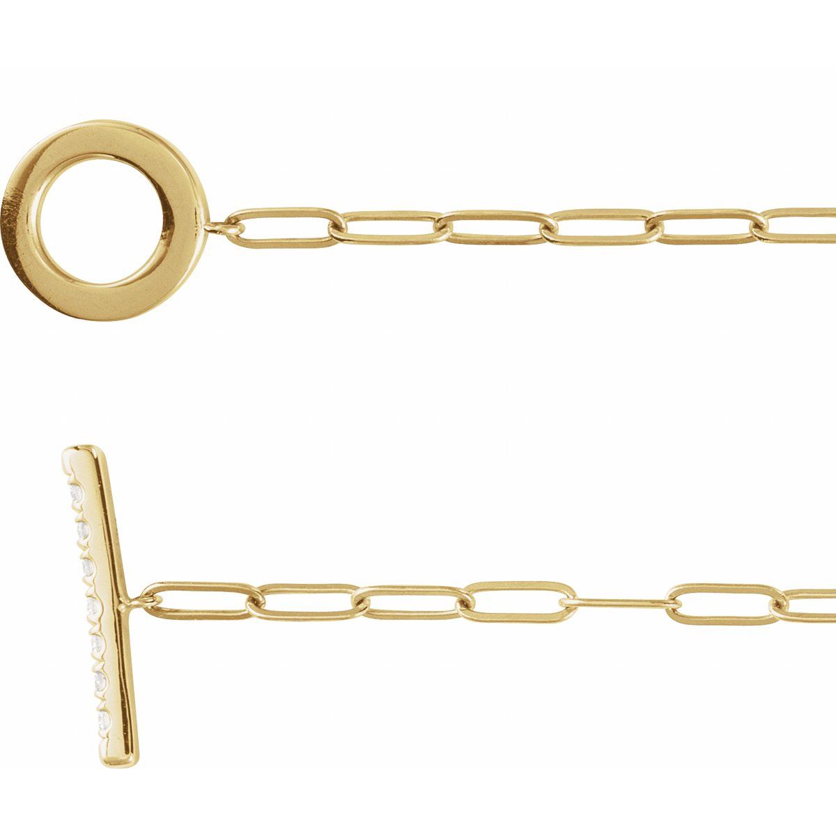 Accented Toggle Bracelet - Series BRC895