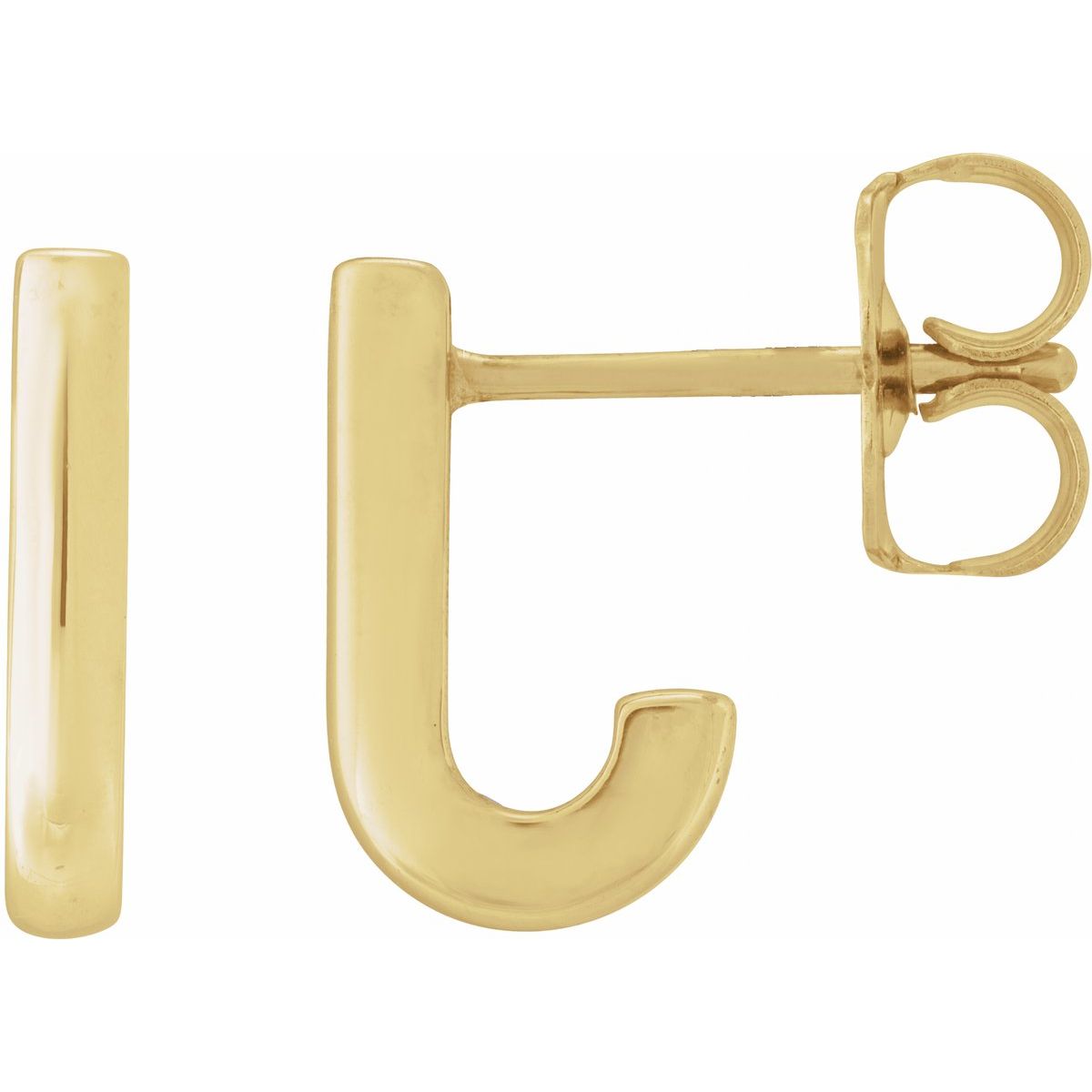 J-Hoop Earring