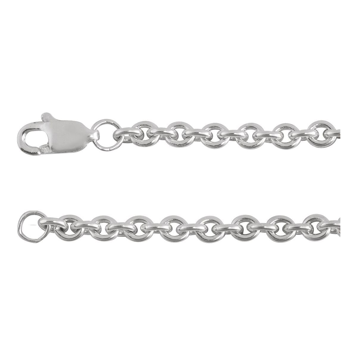 2.8 mm Cable Chain Bracelet (4.4 Mm / 7 In) - gallery - Series CH1224