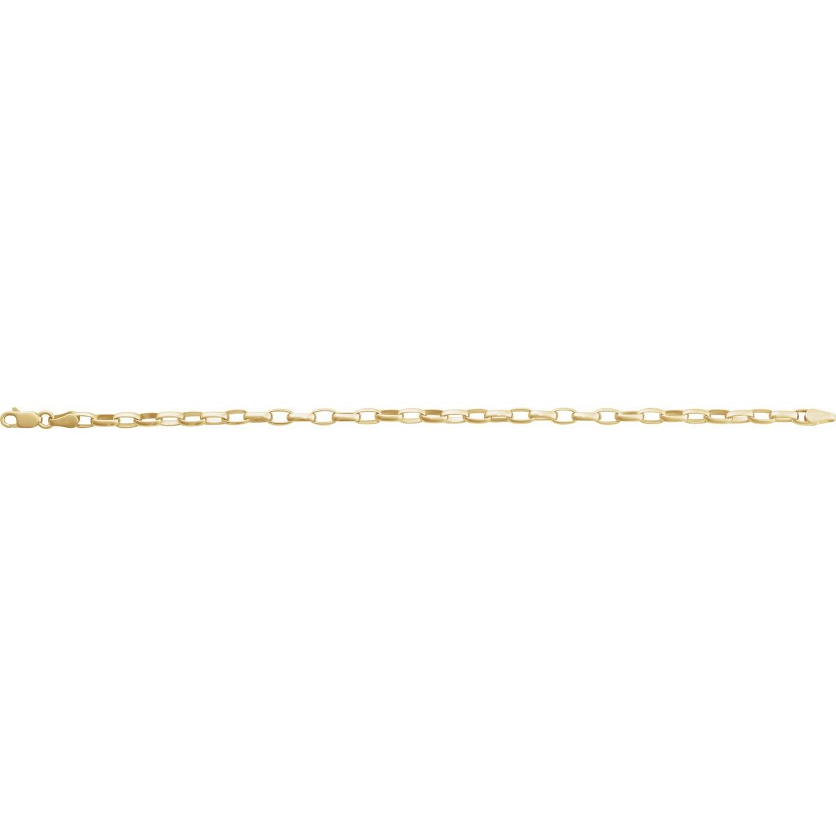 3.9 mm Cable Chain Bracelet (3.9 Mm / 7 In) - gallery - Series CH1227