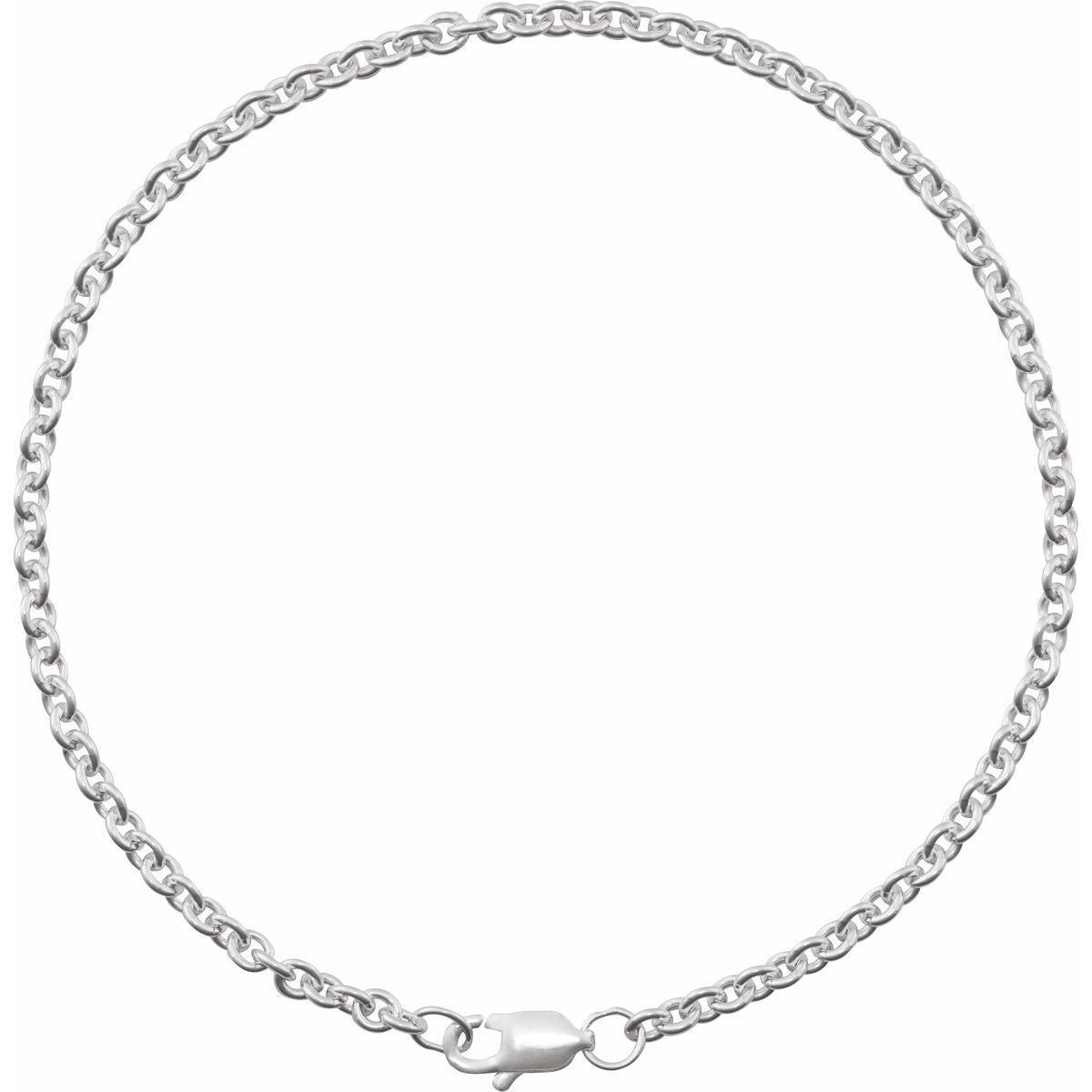 2.8 mm Cable Chain Bracelet (2.4 Mm / 7 In) - gallery - Series CH1225