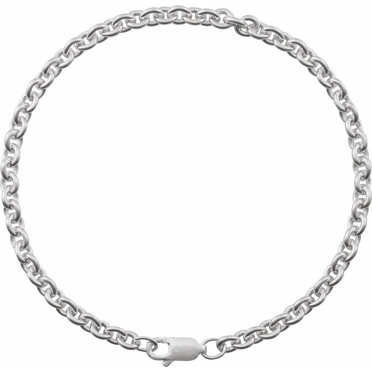 2.8 mm Cable Chain Bracelet (4 Mm / 7 In) - gallery - Series CH1226
