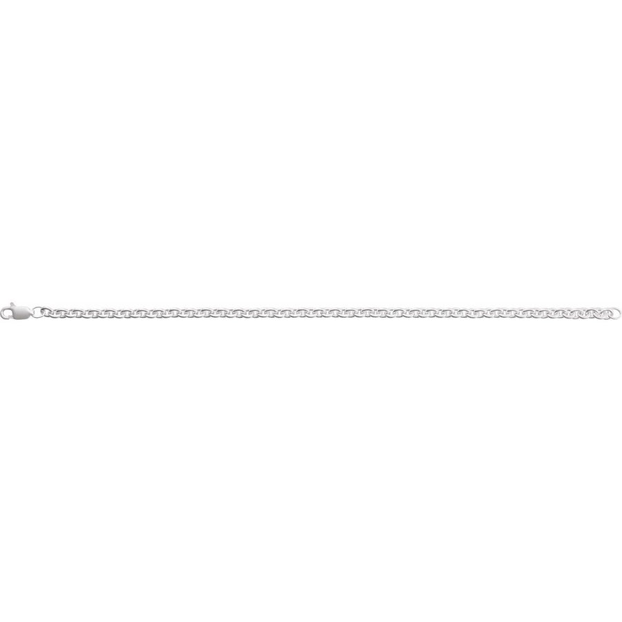 2.8 mm Cable Chain Bracelet (4 Mm / 7 In) - gallery - Series CH1226