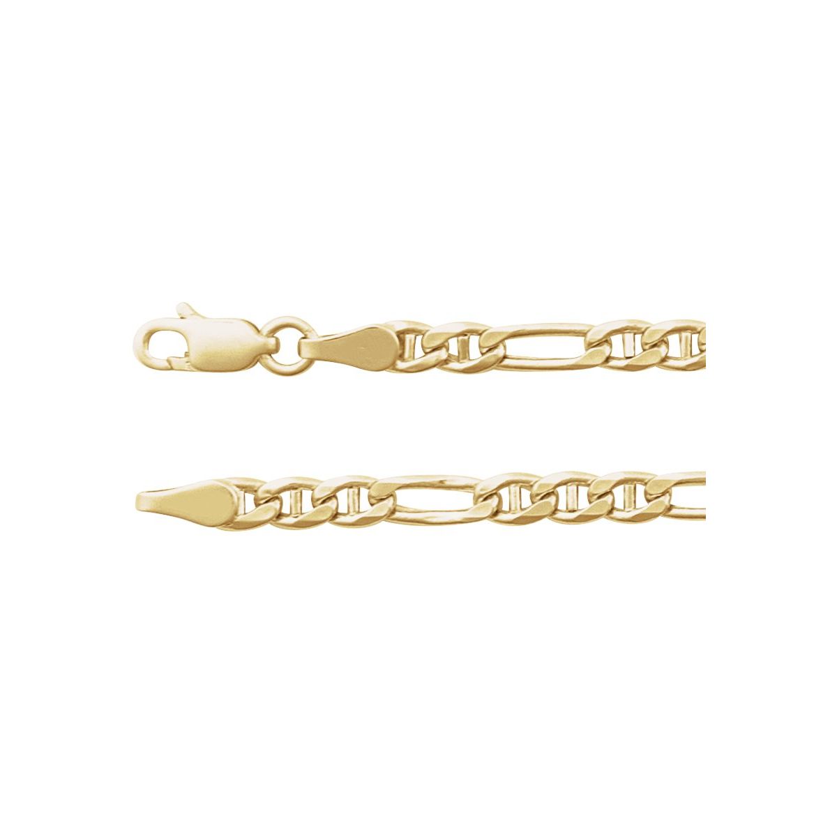 3.95 mm Hollow Anchor Chain Bracelet (3.95 Mm / 8 In) - Series CH1238