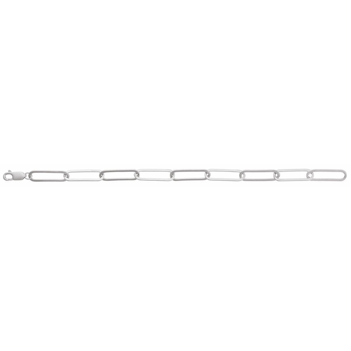 6.2 mm Paperclip-Style Chain Bracelet (6.2 Mm / 7 In) - gallery - Series CH1208