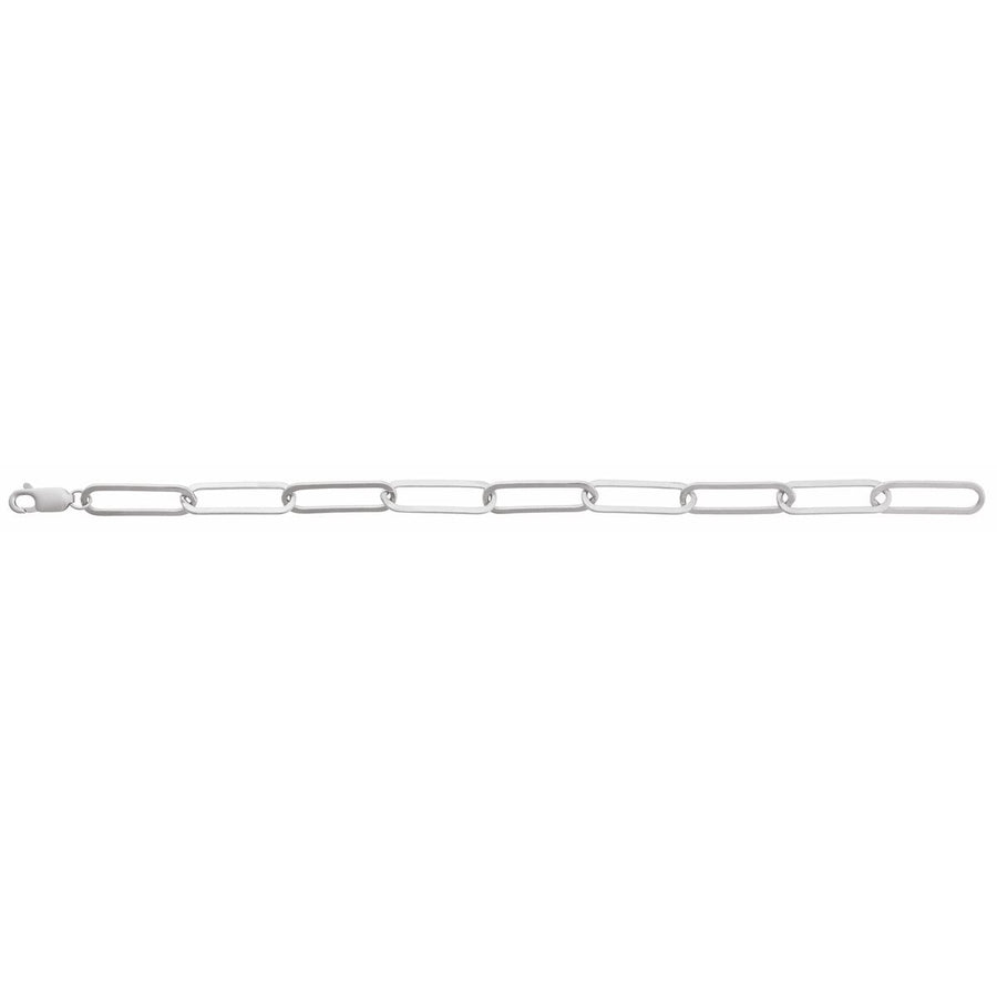 6.2 mm Paperclip-Style Chain Bracelet (6.2 Mm / 7 In) - gallery - Series CH1208