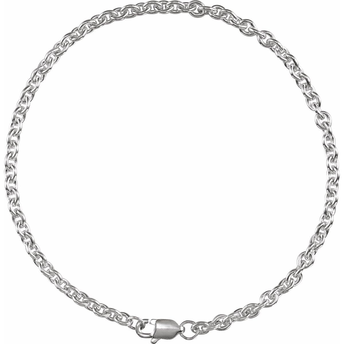 2.8 mm Cable Chain Bracelet (2.8 Mm / 7 In) - gallery - Series CH1223