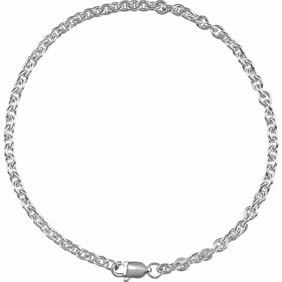 2.8 mm Cable Chain Bracelet (2.8 Mm / 7 In) - gallery - Series CH1223