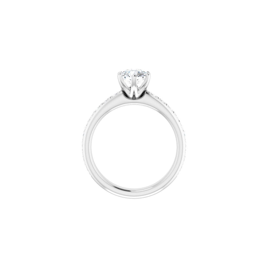 Semi-Set 1/2 CTW Round Solstice Solitaire Engagement Ring (6 Mm) - gallery - Series 122011