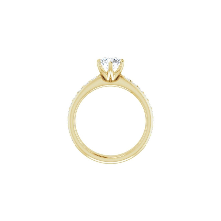 Semi-Set 1/2 CTW Round Solstice Solitaire Engagement Ring (6 Mm) - gallery - Series 122011