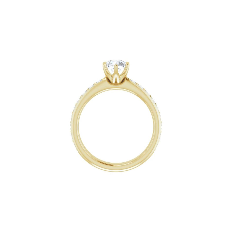 Semi-Set 1 1/8 CTW Round Solstice Solitaire Engagement Ring (5.5 Mm) - gallery - Series 122011