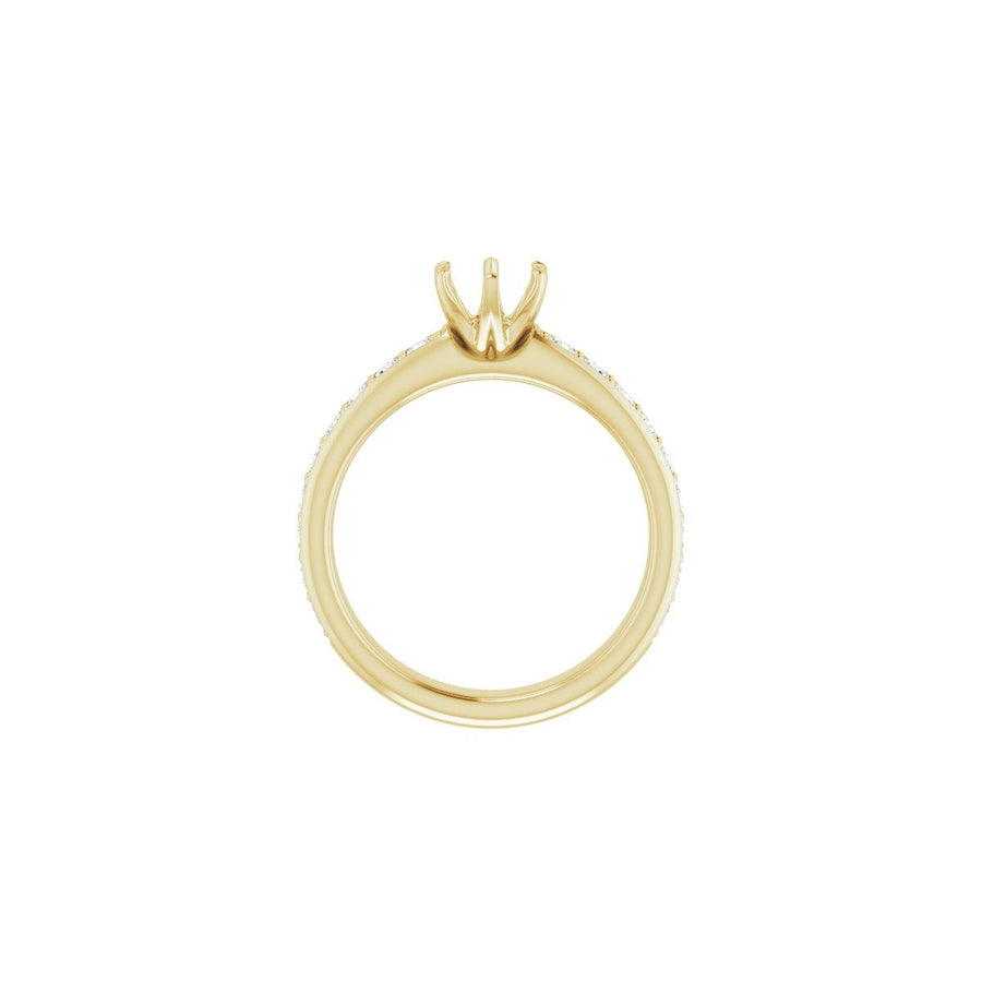 Semi-Set 1 1/8 CTW Round Solstice Solitaire Engagement Ring (5.5 Mm) - gallery - Series 122011