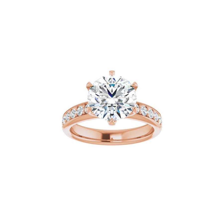 Round Solstice Solitaire Engagement Ring (9 Mm) Mounting - gallery - Series 122011