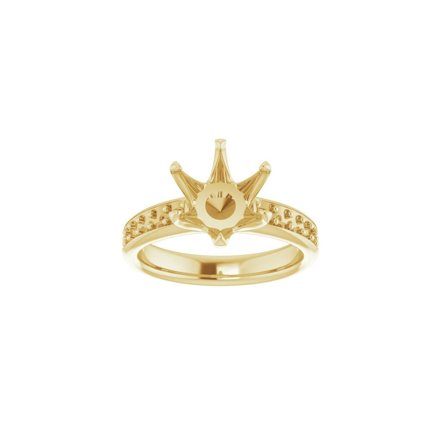 Round Solstice Solitaire Engagement Ring (9 Mm) Mounting - gallery - Series 122011
