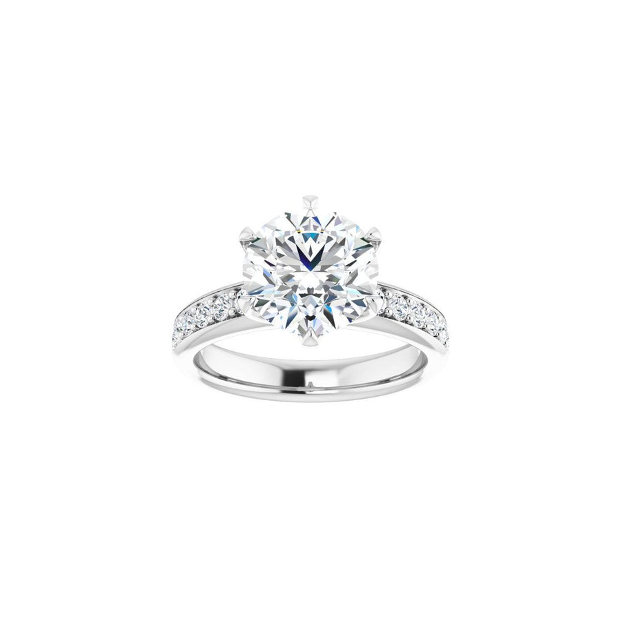 Round Solstice Solitaire Engagement Ring (9 Mm) Mounting - gallery - Series 122011