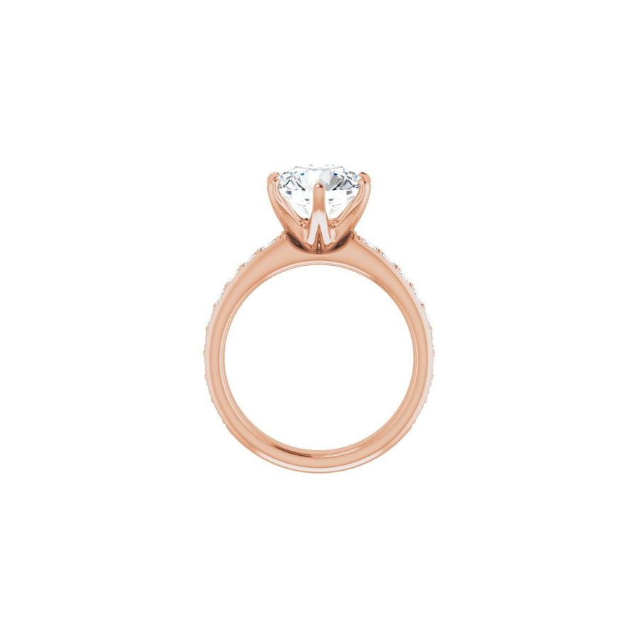 Round Solstice Solitaire Engagement Ring (9 Mm) Mounting - gallery - Series 122011