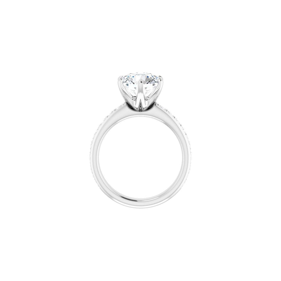 Round Solstice Solitaire Engagement Ring (9 Mm) Mounting - gallery - Series 122011