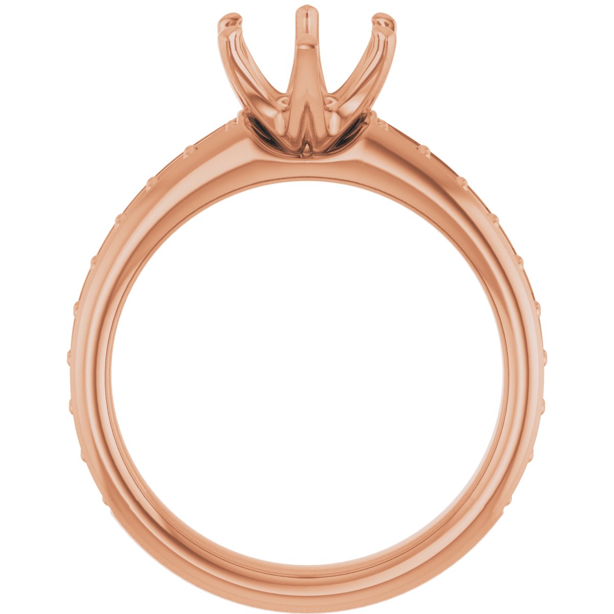 Oval Solstice Solitaire Engagement Ring (9 X 7 Mm) Mounting - gallery - Series 122011