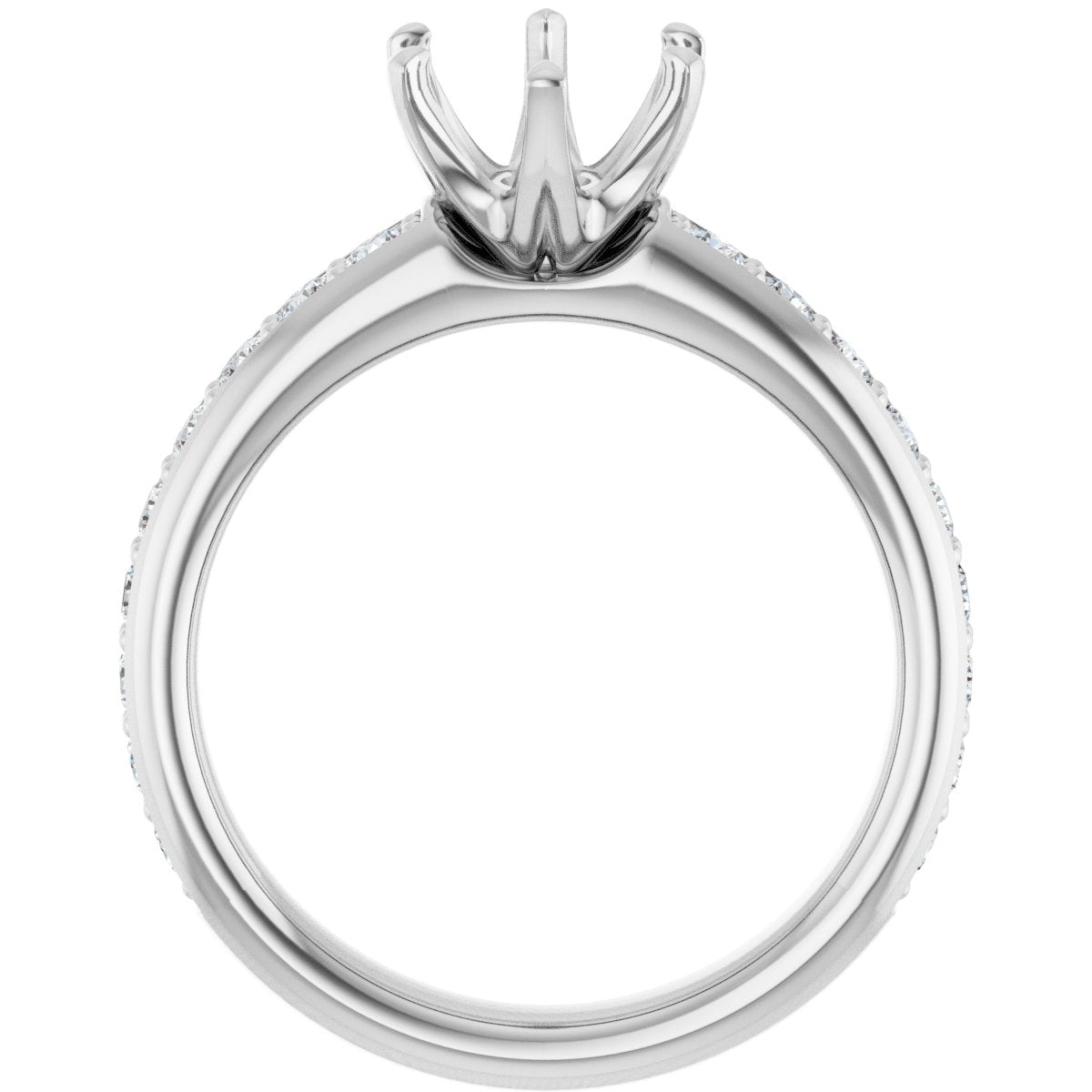 Semi-Set 1/2 CTW Oval Solstice Solitaire Engagement Ring (9 X 7 Mm) - gallery - Series 122011