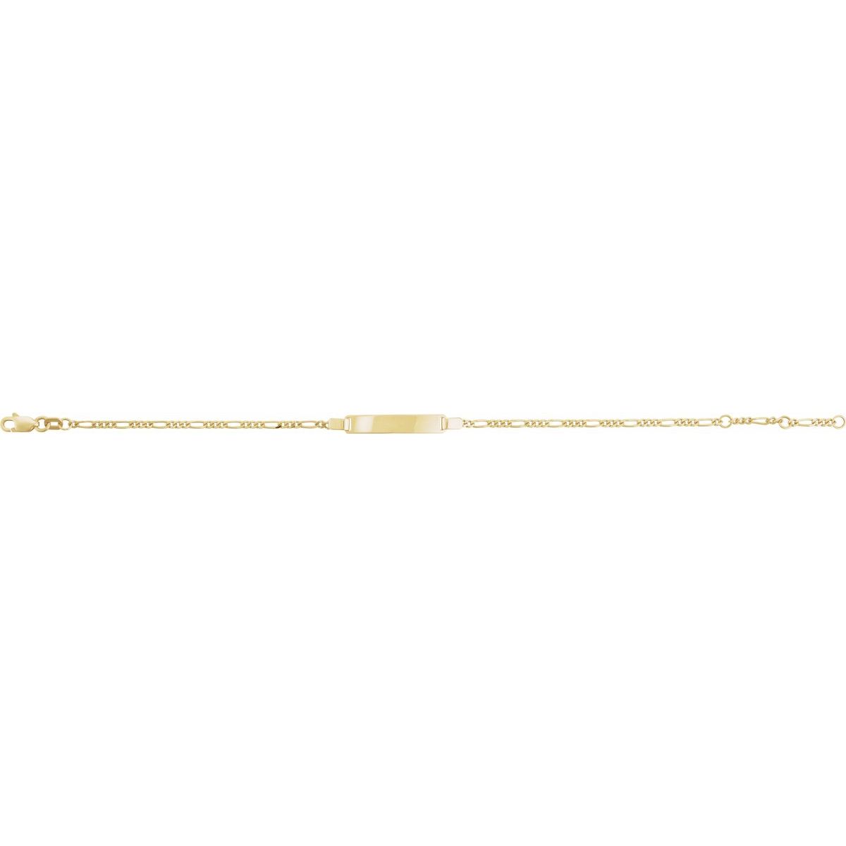 Adjustable Identification Figaro Bracelet - gallery - Series BRC939